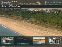 Tablet Screenshot of camping-lapinede.net